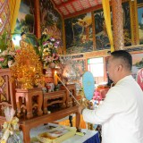 ร่วมโครงการ คาราวานบุญถวายเทียน งดเหล้าเข้าพรรษา ปี ๒๕๖๖ ณ ลานหน้าที่ว่าการอำเภอฝาง ต.เวียง อ.ฝาง จ.เชียงใหม่ และจัดพิธีถวายเทียนพรรษา ภายใต้โครงการส่งเสริมอนุรักษ์ประเพณีวันเข้าพรรษา ประจำปี ๒๕๖๖ (กิจกรรมถวายเทียนพรรษา)