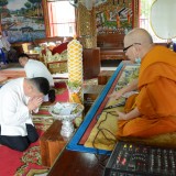 ร่วมโครงการ คาราวานบุญถวายเทียน งดเหล้าเข้าพรรษา ปี ๒๕๖๖ ณ ลานหน้าที่ว่าการอำเภอฝาง ต.เวียง อ.ฝาง จ.เชียงใหม่ และจัดพิธีถวายเทียนพรรษา ภายใต้โครงการส่งเสริมอนุรักษ์ประเพณีวันเข้าพรรษา ประจำปี ๒๕๖๖ (กิจกรรมถวายเทียนพรรษา)