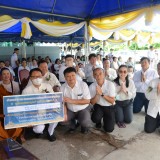 ร่วมพิธีทอดผ้าป่าสามัคคีเพื่อสมทบทุนสร้างอาคารตรวจโรคระบบทางเดินหายใจ"อาคารหลวงตาบุญชื่น ปัญญาวุฑโฒ"ให้กับโรงพยาบาลฝาง