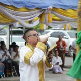 ร่วมพิธีทอดผ้าป่าสามัคคีเพื่อสมทบทุนสร้างอาคารตรวจโรคระบบทางเดินหายใจ"อาคารหลวงตาบุญชื่น ปัญญาวุฑโฒ"ให้กับโรงพยาบาลฝาง