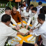 ร่วมพิธีทอดผ้าป่าสามัคคีเพื่อสมทบทุนสร้างอาคารตรวจโรคระบบทางเดินหายใจ"อาคารหลวงตาบุญชื่น ปัญญาวุฑโฒ"ให้กับโรงพยาบาลฝาง