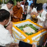 ร่วมพิธีทอดผ้าป่าสามัคคีเพื่อสมทบทุนสร้างอาคารตรวจโรคระบบทางเดินหายใจ"อาคารหลวงตาบุญชื่น ปัญญาวุฑโฒ"ให้กับโรงพยาบาลฝาง