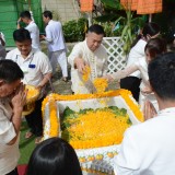 ร่วมพิธีทอดผ้าป่าสามัคคีเพื่อสมทบทุนสร้างอาคารตรวจโรคระบบทางเดินหายใจ"อาคารหลวงตาบุญชื่น ปัญญาวุฑโฒ"ให้กับโรงพยาบาลฝาง