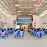 โครงการฝึกอบรมปรับเปลี่ยนพฤติกรรมสุขภาพ ลดหวาน มัน เค็ม ให้กลุ่มสตรีแม่บ้านตำบลสันทรายทั้ง ๑๗ หมู่บ้าน