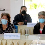 ประชุมร่วมกับตัวแทนคนพิการ หรือผู้ดูแลคนพิการ ทั้ง ๑๗ หมู่บ้านในเขตพื้นที่ตำบลสันทราย
