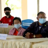 ประชุมร่วมกับตัวแทนคนพิการ หรือผู้ดูแลคนพิการ ทั้ง ๑๗ หมู่บ้านในเขตพื้นที่ตำบลสันทราย