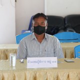 ประชุมร่วมกับตัวแทนคนพิการ หรือผู้ดูแลคนพิการ ทั้ง ๑๗ หมู่บ้านในเขตพื้นที่ตำบลสันทราย