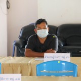 ประชุมร่วมกับตัวแทนคนพิการ หรือผู้ดูแลคนพิการ ทั้ง ๑๗ หมู่บ้านในเขตพื้นที่ตำบลสันทราย