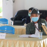 ประชุมร่วมกับตัวแทนคนพิการ หรือผู้ดูแลคนพิการ ทั้ง ๑๗ หมู่บ้านในเขตพื้นที่ตำบลสันทราย