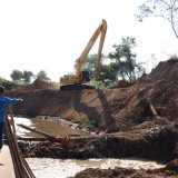 ลงพื้นที่ตรวจสอบการซ่อมบำรุงกรณีฝายต้นลุงชำรุด