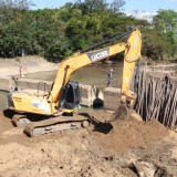 ลงพื้นที่ตรวจสอบการซ่อมบำรุงกรณีฝายต้นลุงชำรุด