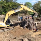 ลงพื้นที่ตรวจสอบการซ่อมบำรุงกรณีฝายต้นลุงชำรุด