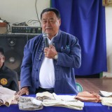 การประชุมประชาคมจัดทำแผนการฝึกอบรมพัฒนาอาชีพ กลุ่มวิสาหกิจชุมชนสตรีปกาเกอะญอ ณ บ้านห้วยงูใน หมู่ที่ ๕