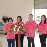 โครงการฝึกอบรมเชิงปฏิบัติการสมุนไพรไล่ยุง ของกลุ่มสตรีแม่บ้านตำบลสันทราย