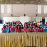โครงการฝึกอบรมเชิงปฏิบัติการสมุนไพรไล่ยุง ของกลุ่มสตรีแม่บ้านตำบลสันทราย