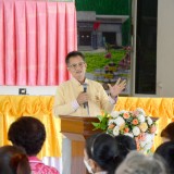 โครงการฝึกอบรมเชิงปฏิบัติการสมุนไพรไล่ยุง ของกลุ่มสตรีแม่บ้านตำบลสันทราย