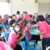 โครงการฝึกอบรมเชิงปฏิบัติการสมุนไพรไล่ยุง ของกลุ่มสตรีแม่บ้านตำบลสันทราย
