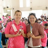 โครงการฝึกอบรมเชิงปฏิบัติการสมุนไพรไล่ยุง ของกลุ่มสตรีแม่บ้านตำบลสันทราย