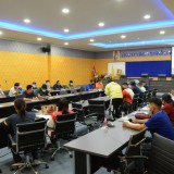 การประชุมประธานกีฬาทั้ง ๑๗ หมู่บ้าน ในเขตพื้นที่ตำบลสันทราย เพื่อปรึกษาหารือในการจัดการแข่งขันกีฬา ภายใต้โครงการแข่งขันกีฬาประชาชนต้านยาเสพติด สร้างความปรองดองและสมานฉันท์ ประจำปีงบประมาณ พ.ศ. ๒๕๖๖
