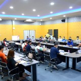 การประชุมประธานกีฬาทั้ง ๑๗ หมู่บ้าน ในเขตพื้นที่ตำบลสันทราย เพื่อปรึกษาหารือในการจัดการแข่งขันกีฬา ภายใต้โครงการแข่งขันกีฬาประชาชนต้านยาเสพติด สร้างความปรองดองและสมานฉันท์ ประจำปีงบประมาณ พ.ศ. ๒๕๖๖