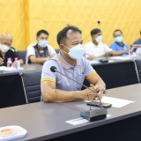 การประชุมประธานกีฬาทั้ง ๑๗ หมู่บ้าน ในเขตพื้นที่ตำบลสันทราย เพื่อปรึกษาหารือในการจัดการแข่งขันกีฬา ภายใต้โครงการแข่งขันกีฬาประชาชนต้านยาเสพติด สร้างความปรองดองและสมานฉันท์ ประจำปีงบประมาณ พ.ศ. ๒๕๖๖