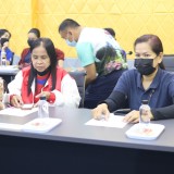 การประชุมประธานกีฬาทั้ง ๑๗ หมู่บ้าน ในเขตพื้นที่ตำบลสันทราย เพื่อปรึกษาหารือในการจัดการแข่งขันกีฬา ภายใต้โครงการแข่งขันกีฬาประชาชนต้านยาเสพติด สร้างความปรองดองและสมานฉันท์ ประจำปีงบประมาณ พ.ศ. ๒๕๖๖