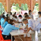 โครงการพัฒนาศักยภาพนักเรียนผู้สูงอายุ สูงวัยสุขภาพดี ชีวีแจ่มใส “กิจกรรมฝึกอบรมธรรมะกับการพัฒนาจิต ”