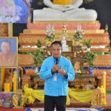 โครงการพัฒนาศักยภาพนักเรียนผู้สูงอายุ สูงวัยสุขภาพดี ชีวีแจ่มใส “กิจกรรมฝึกอบรมธรรมะกับการพัฒนาจิต ”
