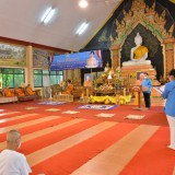 โครงการพัฒนาศักยภาพนักเรียนผู้สูงอายุ สูงวัยสุขภาพดี ชีวีแจ่มใส “กิจกรรมฝึกอบรมธรรมะกับการพัฒนาจิต ”