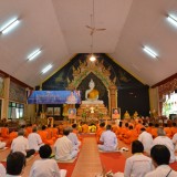 โครงการพัฒนาศักยภาพนักเรียนผู้สูงอายุ สูงวัยสุขภาพดี ชีวีแจ่มใส “กิจกรรมฝึกอบรมธรรมะกับการพัฒนาจิต ”