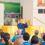 โรงเรียนผู้สูงอายุปัญญาภิวัฒน์ตำบลสันทราย ได้จัดกิจกรรม "ผู้สูงวัยปลอดภัยใส่ใจในการขับขี่ "