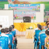 โรงเรียนผู้สูงอายุปัญญาภิวัฒน์ตำบลสันทราย ได้จัดกิจกรรม "ผู้สูงวัยปลอดภัยใส่ใจในการขับขี่ "
