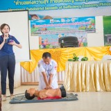โรงเรียนผู้สูงอายุปัญญาภิวัฒน์ตำบลสันทราย ได้จัดกิจกรรม "ผู้สูงวัยปลอดภัยใส่ใจในการขับขี่ "