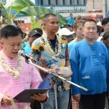 ร่วมพิธีสระเกล้าดำหัว นายอำเภอฝาง เนื่องในงานประเพณีสงกรานต์ ประจำปี ๒๕๖๖