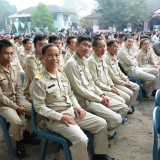 เทศบาลตำบลสันทรายร่วมพิธีถวายพระพรเนื่องในวันพ่อแห่งชาติ 5 ธันวาคม 2557