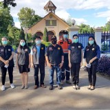ออกปฏิบัติการตั้งจุดตรวจบูรณาการร่วมกับปกครองอำเภอฝาง กำนัน ผู้ใหญ่บ้าน ในการสกัดยาเสพติด แรงงานต่างด้าว และเพื่อกวดขันให้ประชาชนในพื้นที่ปฏิบัติตามมาตรการป้องกันโรค COVID ๒๐๑๙ อย่างเคร่งครัด