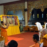 พิธีเจริญพระพุทธมนต์เพื่อความเป็นสิริมงคลให้กับแผ่นดิน และปวงชนชาวไทยทุกหมู่เหล่า ในโอกาสวันชาติ และวันพ่อแห่งชาติ ๕ ธันวาคม ๒๕๖๓