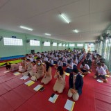 โครงการฝึกอบรมคุณธรรมจริยธรรมสำหรับเยาวชน ประจำปีงบประมาณ ๒๕๖๕