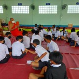 โครงการฝึกอบรมคุณธรรมจริยธรรมสำหรับเยาวชน ประจำปีงบประมาณ ๒๕๖๕
