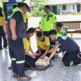 โครงการฝึกอบรมการป้องกันและระงับอัคคีภัยเบื้องต้นในชุมชน ประจำปีงบประมาณ  พ.ศ.๒๕๖๙