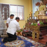 ถวายเทียนจำนำพรรษา ประจำปีงบประมาณ ๒๕๖๙