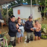 ลงพื้นที่ตรวจสอบเหตุอุทกภัยจากพายุบัวลอย