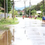 ลงพื้นที่ตรวจสอบเหตุอุทกภัยจากพายุบัวลอย
