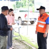 ลงพื้นที่ตรวจสอบเหตุอุทกภัยจากพายุบัวลอย