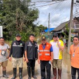 ลงพื้นที่ตรวจสอบเหตุอุทกภัยจากพายุบัวลอย