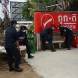 โครงการจัดระเบียบป้ายข้างทางถนนสายหลัก ๑๐๗ ปรับปรุงภูมิทัศน์ข้างทางถนนสายรองสร้างถนนสีขาวอย่างยั่งยืนแบบบูรณาการ โดยศูนย์ประสานงานเครือข่ายเฉพาะประเด็นการจัดการความปลอดภัยทางถนน (ศปง.ตำบลขับขี่ปลอดภัย)