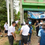 โครงการจัดระเบียบป้ายข้างทางถนนสายหลัก ๑๐๗ ปรับปรุงภูมิทัศน์ข้างทางถนนสายรองสร้างถนนสีขาวอย่างยั่งยืนแบบบูรณาการ โดยศูนย์ประสานงานเครือข่ายเฉพาะประเด็นการจัดการความปลอดภัยทางถนน (ศปง.ตำบลขับขี่ปลอดภัย)