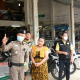 โครงการจัดระเบียบป้ายข้างทางถนนสายหลัก ๑๐๗ ปรับปรุงภูมิทัศน์ข้างทางถนนสายรองสร้างถนนสีขาวอย่างยั่งยืนแบบบูรณาการ โดยศูนย์ประสานงานเครือข่ายเฉพาะประเด็นการจัดการความปลอดภัยทางถนน (ศปง.ตำบลขับขี่ปลอดภัย)