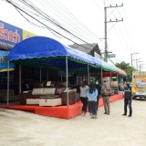 โครงการจัดระเบียบป้ายข้างทางถนนสายหลัก ๑๐๗ ปรับปรุงภูมิทัศน์ข้างทางถนนสายรองสร้างถนนสีขาวอย่างยั่งยืนแบบบูรณาการ โดยศูนย์ประสานงานเครือข่ายเฉพาะประเด็นการจัดการความปลอดภัยทางถนน (ศปง.ตำบลขับขี่ปลอดภัย)