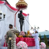พิธีวางพวงมาลาในกิจกรรมน้อมรำลึกในพระมหากรุณาธิคุณ เนื่องในวันคล้ายวันสวรรคตพระบาทสมเด็จพระจุลจอมเกล้าเจ้าอยู่หัว ๒๓ ตุลาคม ๒๕๖๖ และกิจกรรมบำเพ็ญสาธารณประโยชน์ และบำเพ็ญสาธารณกุศล เนื่องในโอกาสวันคล้ายวันสวรรคต พระบาทสมเด็จพระจุลจอมเกล้าเจ้าอยู่หัว